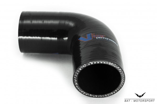 Viper Performance 89mm 90° Silicone Bend Black